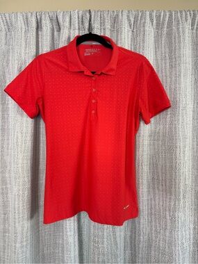 Nike Red Tour Performance Dri‑Fit Golf Polo
